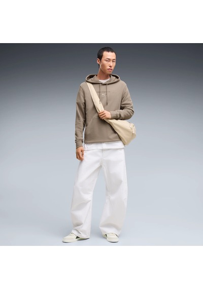 Puma Class Graphic Bej Siyah Sweatshirt 694296-81 Krem