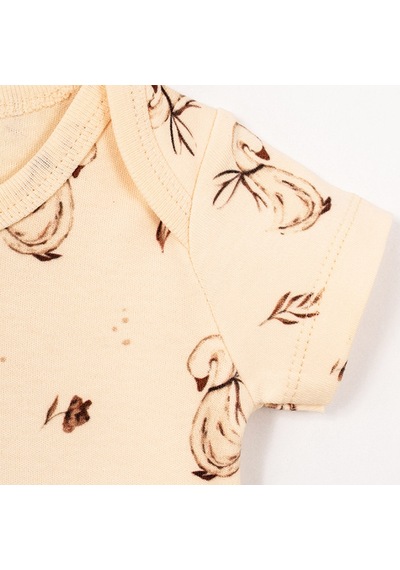 Tiffany Baby & Kids Tiffany Mother Swan Organic Theme Yarım Kollu Bebek Body 56008