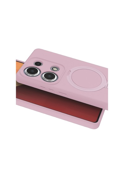 Redmi Note 13 Pro 4g Regal Magsafe Standlı Kapak - Açık Pembe