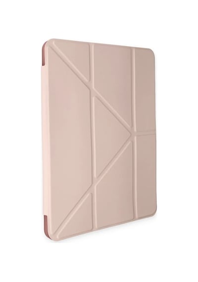 Samsung Galaxy T870 Tab S7 11 Kılıf Kalemlikli Mars Tablet Kılıfı - Rose Gold Diğer