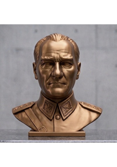 Gazi Mustafa Kemal 15 Cm Atatürk Heykeli Büstü Dekoratif Anlamlı Hediyelik 66219019