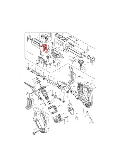 Makita 6844 Bıçak Yatağı Ürün Kodu 140493-0