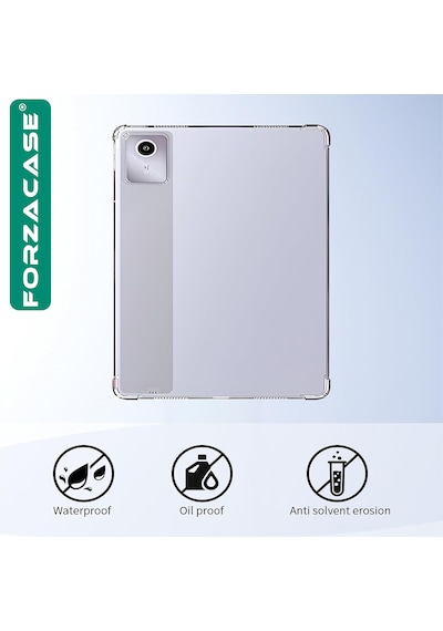 Forzacase Lenovo Tab M11 11 İnch İle Uyumlu Anti Shock Silikon Kılıf Şeffaf - Fc014 Arka Kapak