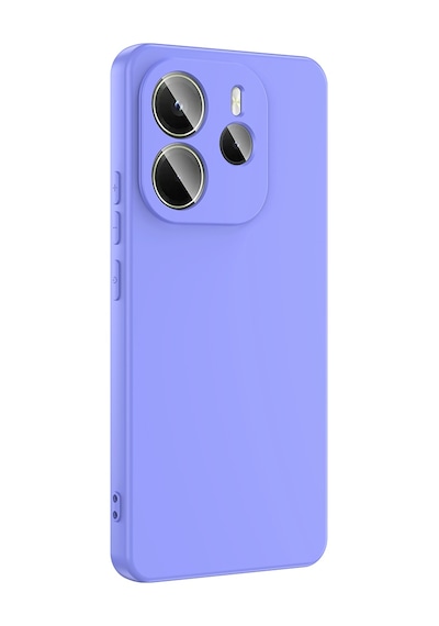 Redmi Note 14 4g Kılıf Tchs Mara Lansman Kapak - Koyu Mor Mor