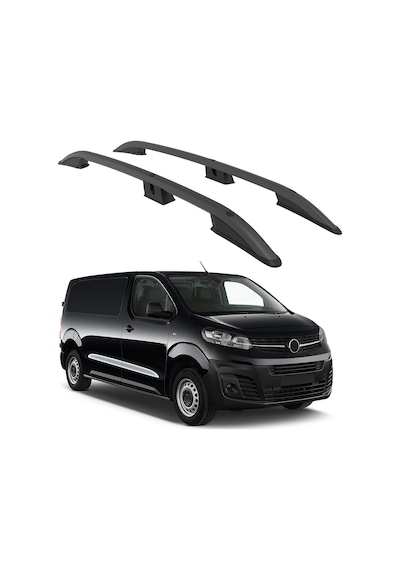Opel Vivaro Mk3 2019-2023 / Uzun Şasi Turtle Crown Tavan Çıtası Siyah