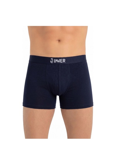 Just Inner Erkek Modal Boxer Logo Lastikli Ekstra Konforlu Kalıp 135009 Lacivert