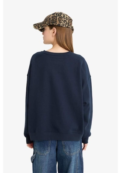 Defacto Lacivert Kadın Sweatshirt A4177ax/nv146 Lacivert