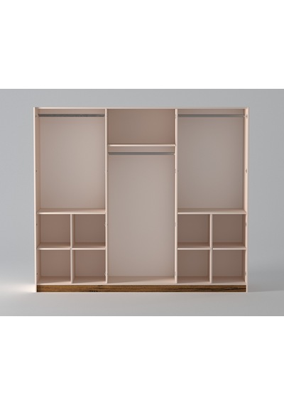 Seyran Yatak Odası Takımı 6 Kapılı Gardırop %100 Mdf Bazalı