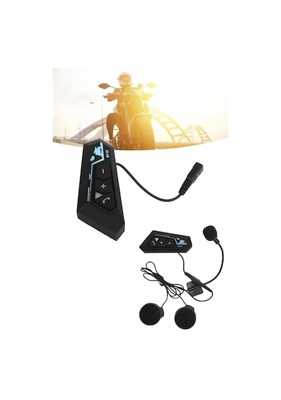 Hubrendy  Bluetooth Kask Kulaklığı Intercom 5.0 Bluetooth Android Ve İos Uyumlu