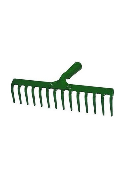 İbico 16 Dişli Metal Tırmık 37.5 Cm - Yeşil- 12'li Paket