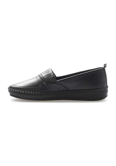 Fast Step Hakiki Deri Kadın Casual Ayakkabı 164za2010 Siyah