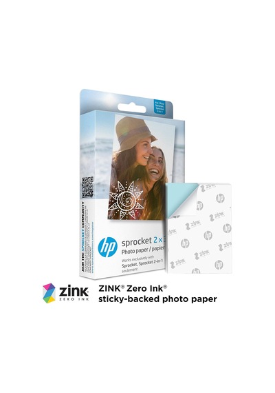 Hp Sprocket 5 X 7,6 Cm Birinci Sınıf Çinko Çıkartma Fotoğraf Kağı