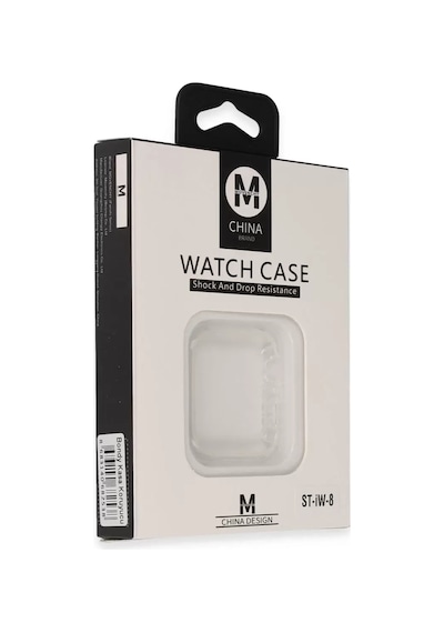 Movenchy Apple Watch 45mm Bondy Kasa Koruyucu - Beyaz
