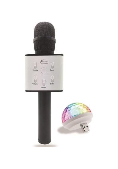 Freesound Fs22 Siyah Karaoke Mikrofon + Parti Topu