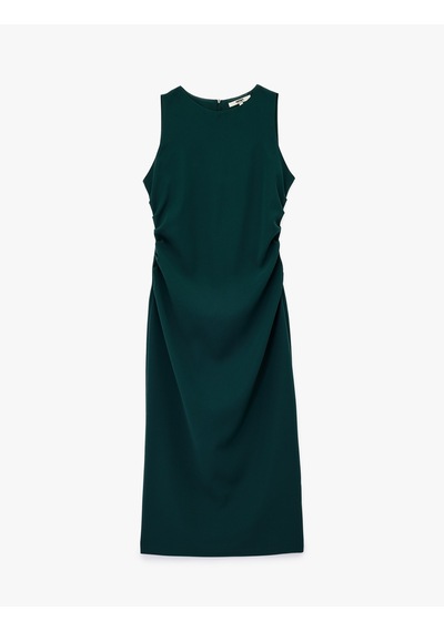 Koton Krep Kumaş Drape Detaylı Yırtmaçlı Kolsuz Bisiklet Yaka Midi Kalem Elbise Yeşil 6wak80066uw Yeşil Koton Krep Kumaş Drape Detaylı Yırtmaçlı Kolsuz Bisiklet Yaka Midi Kalem Elbise Yeşil 6wak80066uw Yeşil