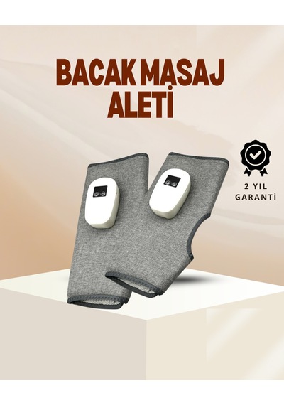 Kablosuz Isıtmalı Baldır Masaj Aleti 3 Hava Basınçlı, Titreşimli Ve Sıcak Kompres Fonksiyonlu Sarı