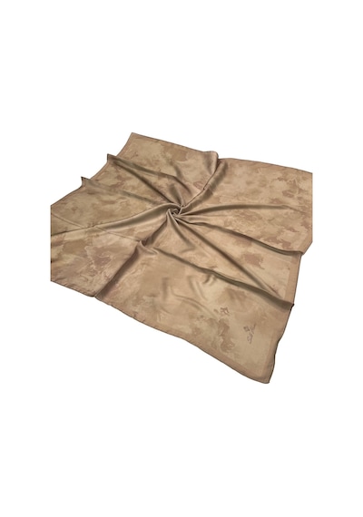 Silk Home Desenli Shiny Eşarp - 8647 - Dore - Dore