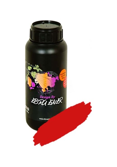 Ebru Ener Vernikli Genel Yüzey Boyası Ebru Kırmızı 500 Gr.