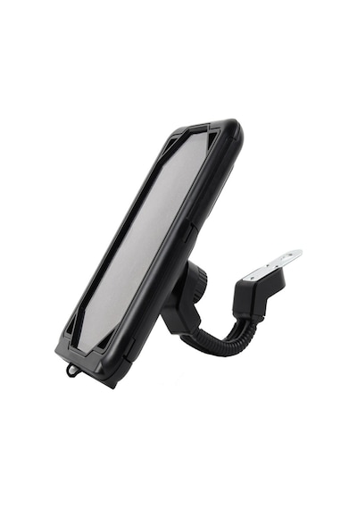 Powertec Suporte XL Motosiklet Telefon Tutucu Bisiklet Telefon Tutucu Su Geçirmez 5.5-7.0 inç arası