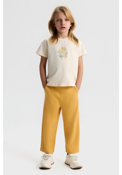 Nk Kids Kız Çocuk Honey Pantolon Nk-51501 Sarı