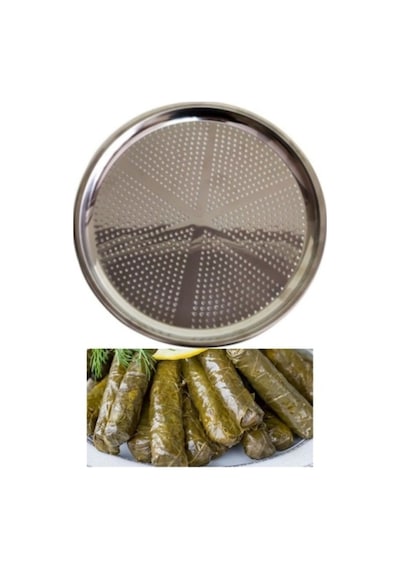 Sarma Dolma Altlığı , 23 Cm No:6 , Paslanmaz Krom Süzek Krom Diğer