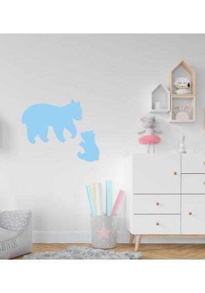 Bk Gift Sevimli Ayılar Tasarımlı Çocuk Odası Duvar Sticker-1