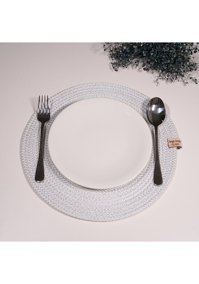 Zengin Design Home 10 Yuvarlak Runner & Amerikan Servisi Beyaz