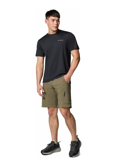 Columbia Tech Trail Utility Erkek Kısa Kollu Tişört-7858 Siyah