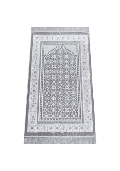 Kadife Seccade İnci Velvet Pearl - Gri Çok Renkli