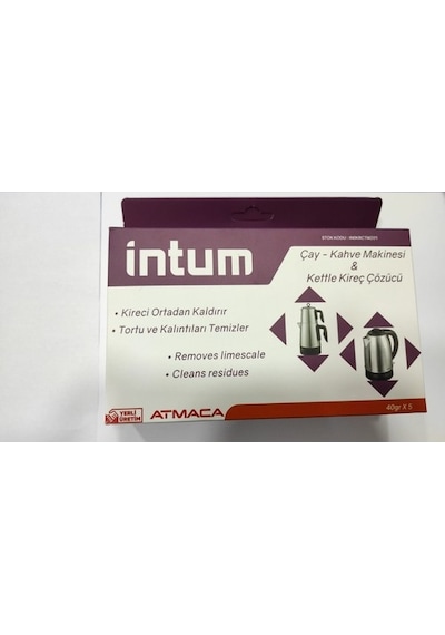 Intum Kettle Çay Makinesi Kireç Temizleyicisi