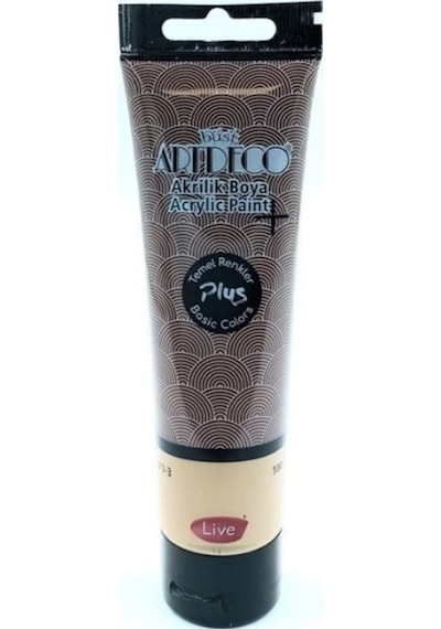 Plus Akrilik Boya 100ml Tüp 488 Kızıl Kahve 488 Kızılkahve