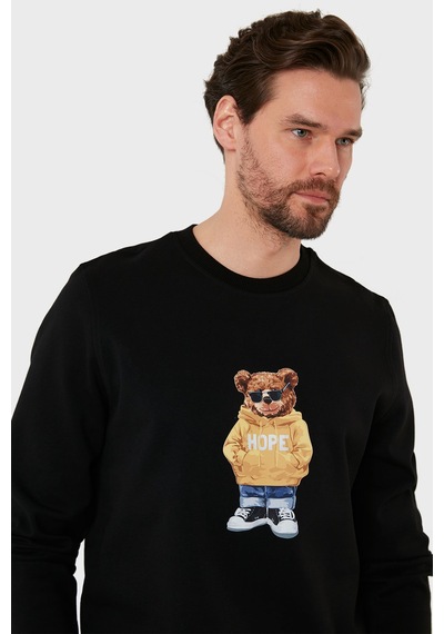 Buratti Erkek Sweat 6141002b Siyah Siyah