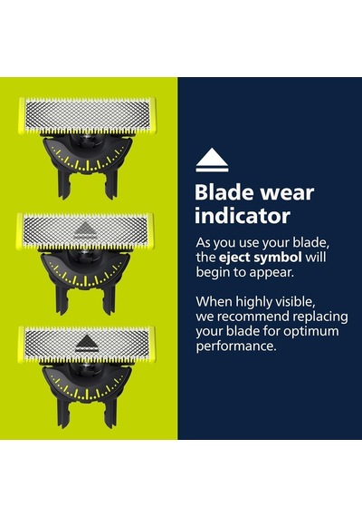 Philips Oneblade 360 Yüz Yedek Bıçak - Tüm Oneblade Kolları Qp430/50'ye Uyar 3'lü