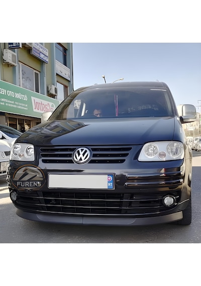 Volkswagen Caddy Mk3 2005-2010 Uyumlu H Lip Esnek Ön Lip 2 Parça Karlık Ön Ek Tampon Altı Dill