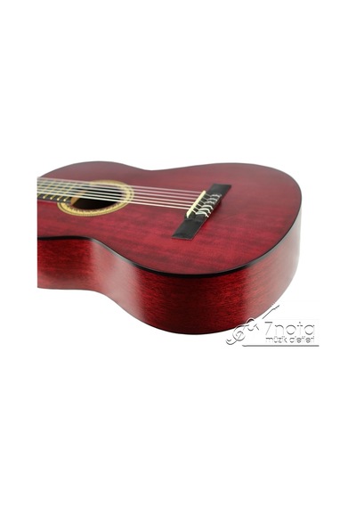 Valencia Vc204Twr Klasik Gitar - Şeffaf Şarap Kırmızı Mat
