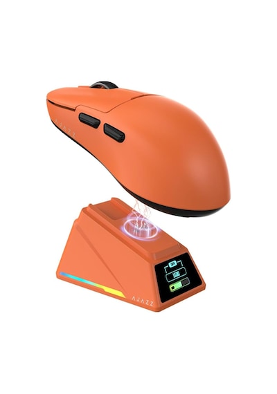 Aj159 Apex 8k Oyun Mouse, 3 Modlu Tft Ekranlı Manyetik Şarj İstasyonu,paw3950 Sensör, 56 Gr Diğer