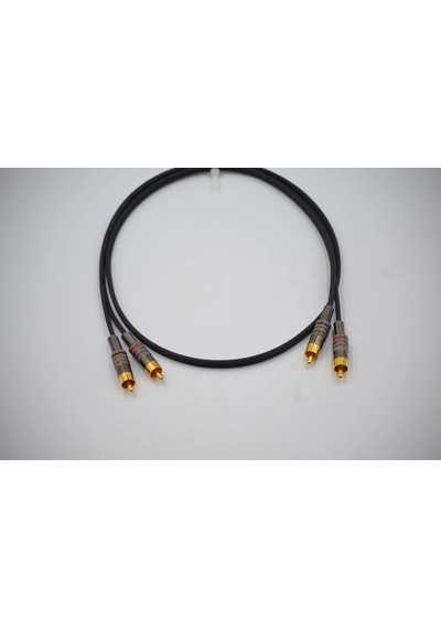 Amfi Rca Kablosu 2 Metre - El Yapımı %100 Bakır Anfi Rca Ses Kablosu - 2 Metre