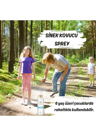 Çocuklar İçin Doğal Sinek Ve Kene Kovucu Sprey 100 Ml