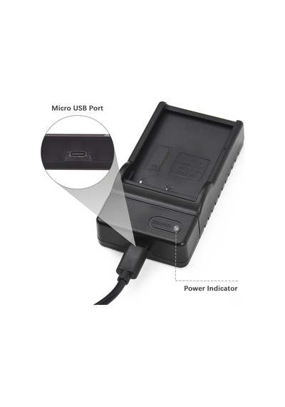 Monyee Ordro Kamera Bataryaları İçin Type-c Usb Şarj Cihazı - Hızlı Şarj, Taşınabilir Ve Hafif Tasarım