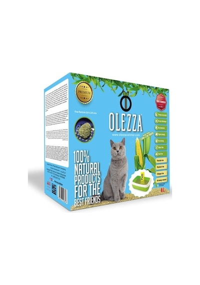 Olezza Mısır Koçanı Kedi Kumu 8 L