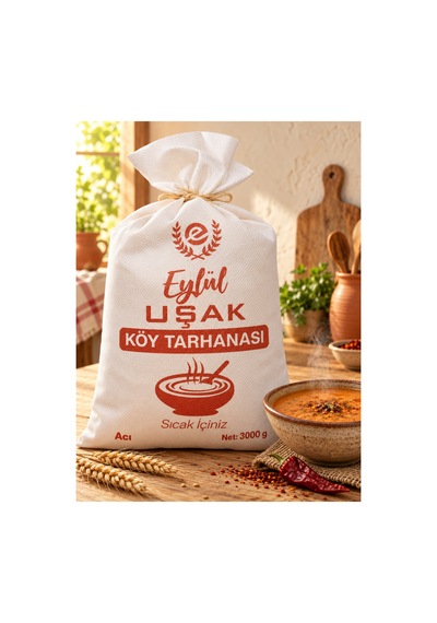 Uşak Eylül Acı Köy Tarhanası El Yapımı 3000 G
