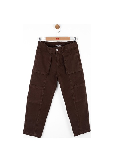 Xo Kids Kız Çocuk Pantolon 10-16 Yaş 57701 Kahverengi