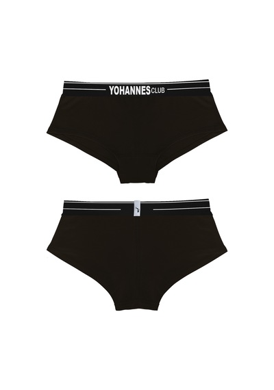 Yohannes Club, Kadın Pamuklu İç Çamaşırı Takımı, Renk Seçenekli, Üçgen Sütyen-kemerli Boyshort-boxer Külot Siyah Yohannes Club, Kadın Pamuklu İç Çamaşırı Takımı, Renk Seçenekli, Üçgen Sütyen-kemerli Boyshort-boxer Külot Siyah