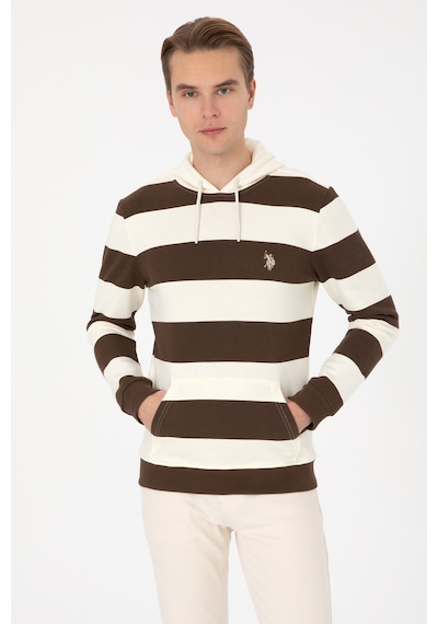 U.s. Polo Assn. Erkek Kahverengi Sweatshirt 50316366-vr029 Kahverengı