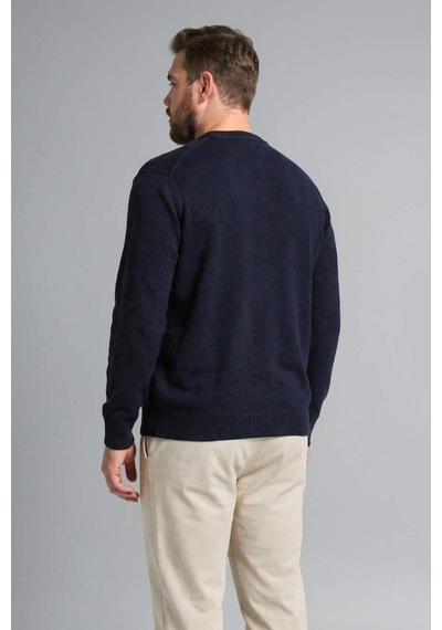 Defacto Boxy Fıt Bisiklet Yaka Pike Sweatshirt H1001ax26spbk81 Siyah-bk81