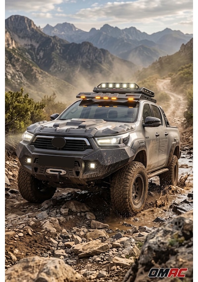 Toyota Hilux 2020-2026 Uyumlu Araca Özel Dakar Ön Tampon
