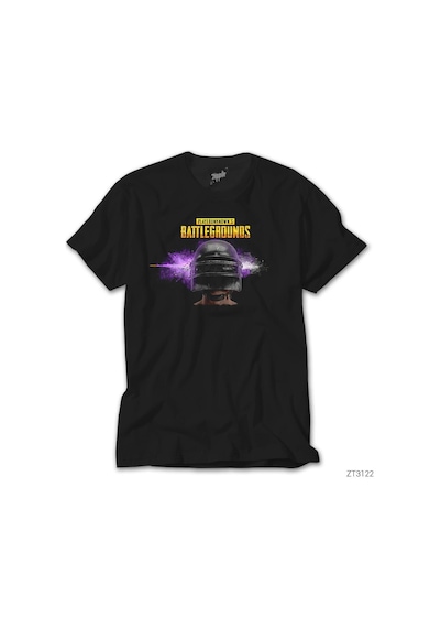 Pubg Headshot Siyah Tişört Siyah