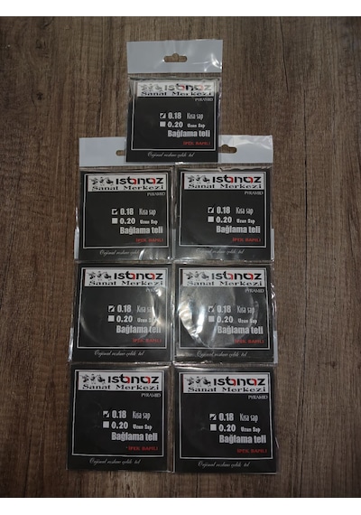 Istanaz 0.18 Kısa Sap Bağlama Teli 7'li Set