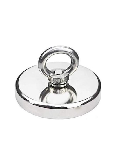 Süper Güçlü 80mm Büyük Magnet Fishing, Askılı Neodyum Mıknatıs, Kurtarma Mıknatısı