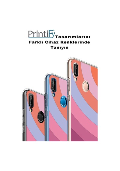 Redmi 10 2022 Uyumlu Kapak Renk Cümbüşü Tasarımlı Şeffaf Silikon Kılıf